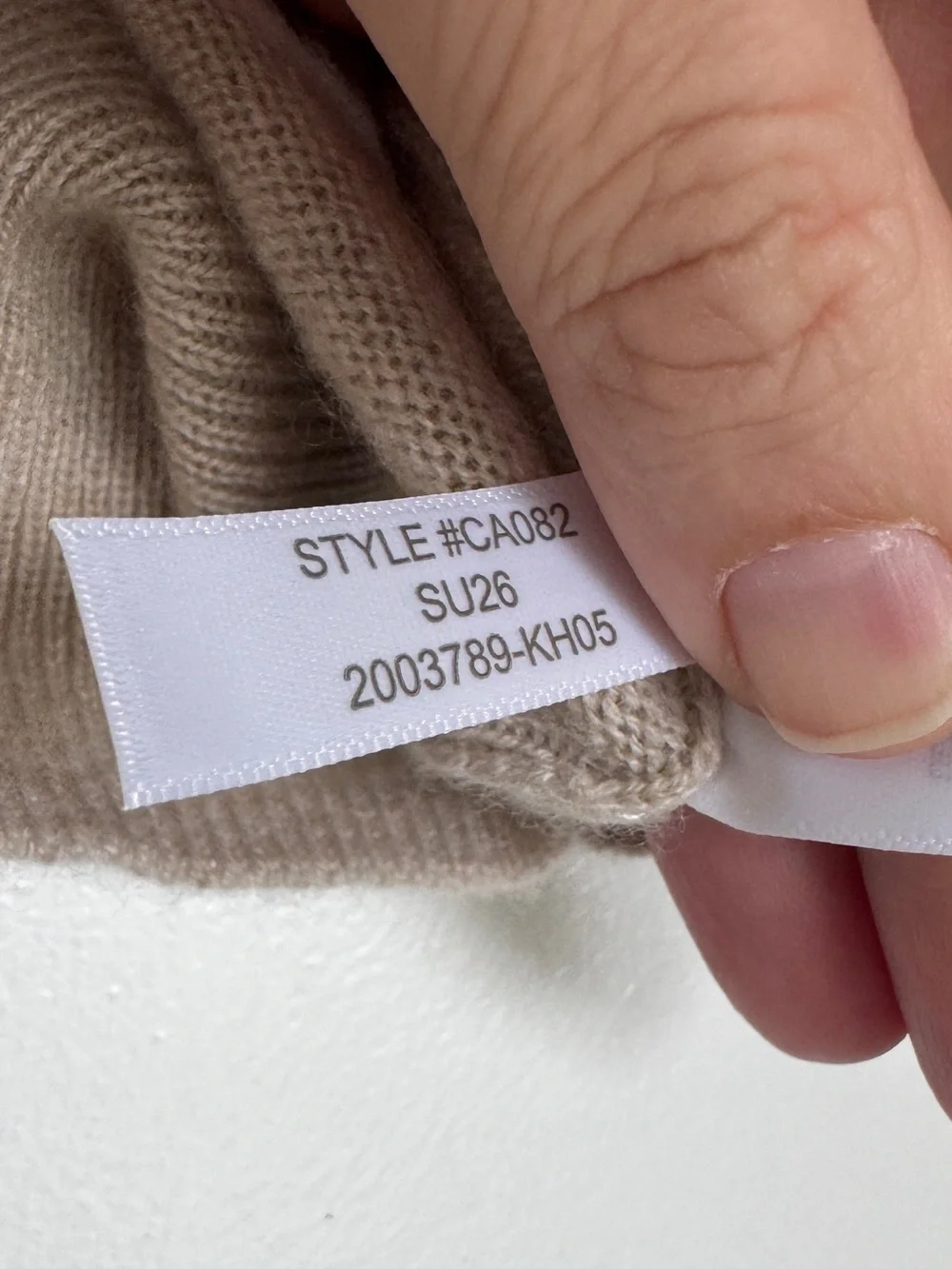 NWT! J. CREW Women’s Cashmere shrunken T-shirt in heather linen size extra small
